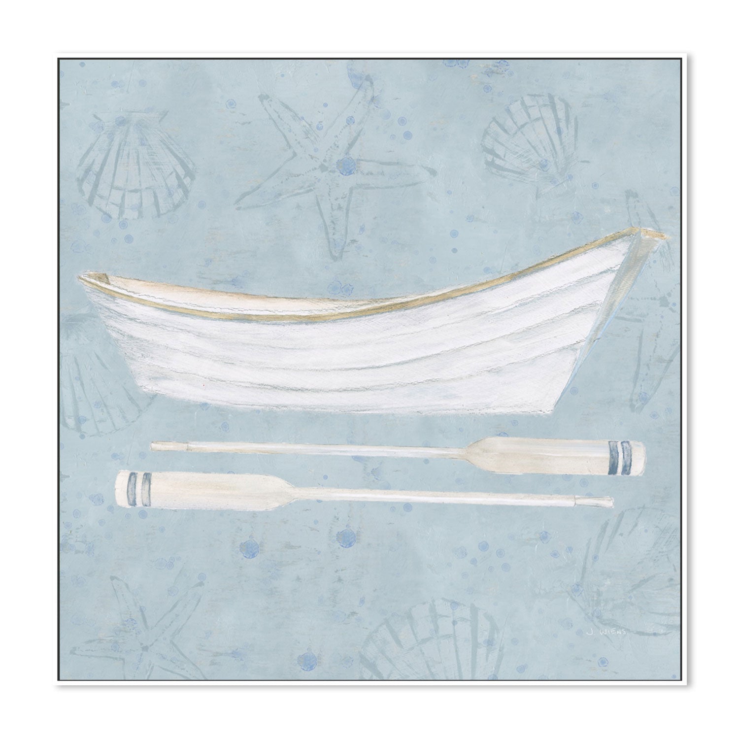 wall-art-print-canvas-poster-framed-Serene Seaside, Style A-by-James Wiens-Gioia Wall Art