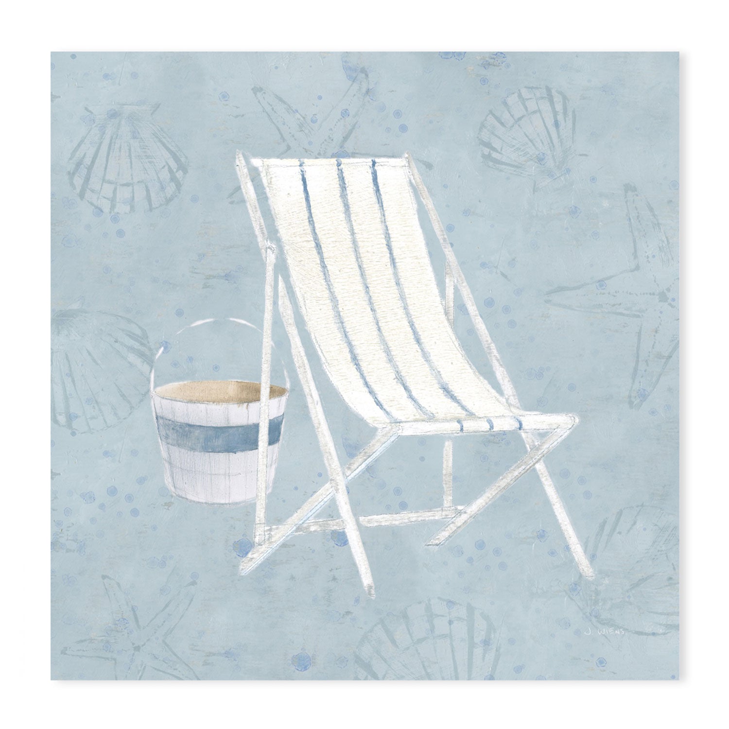wall-art-print-canvas-poster-framed-Serene Seaside, Style B-by-James Wiens-Gioia Wall Art