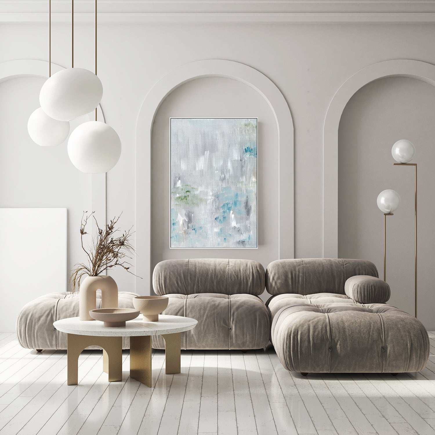 wall-art-print-canvas-poster-framed-Serene Symphony , By Nikita Jariwala-7