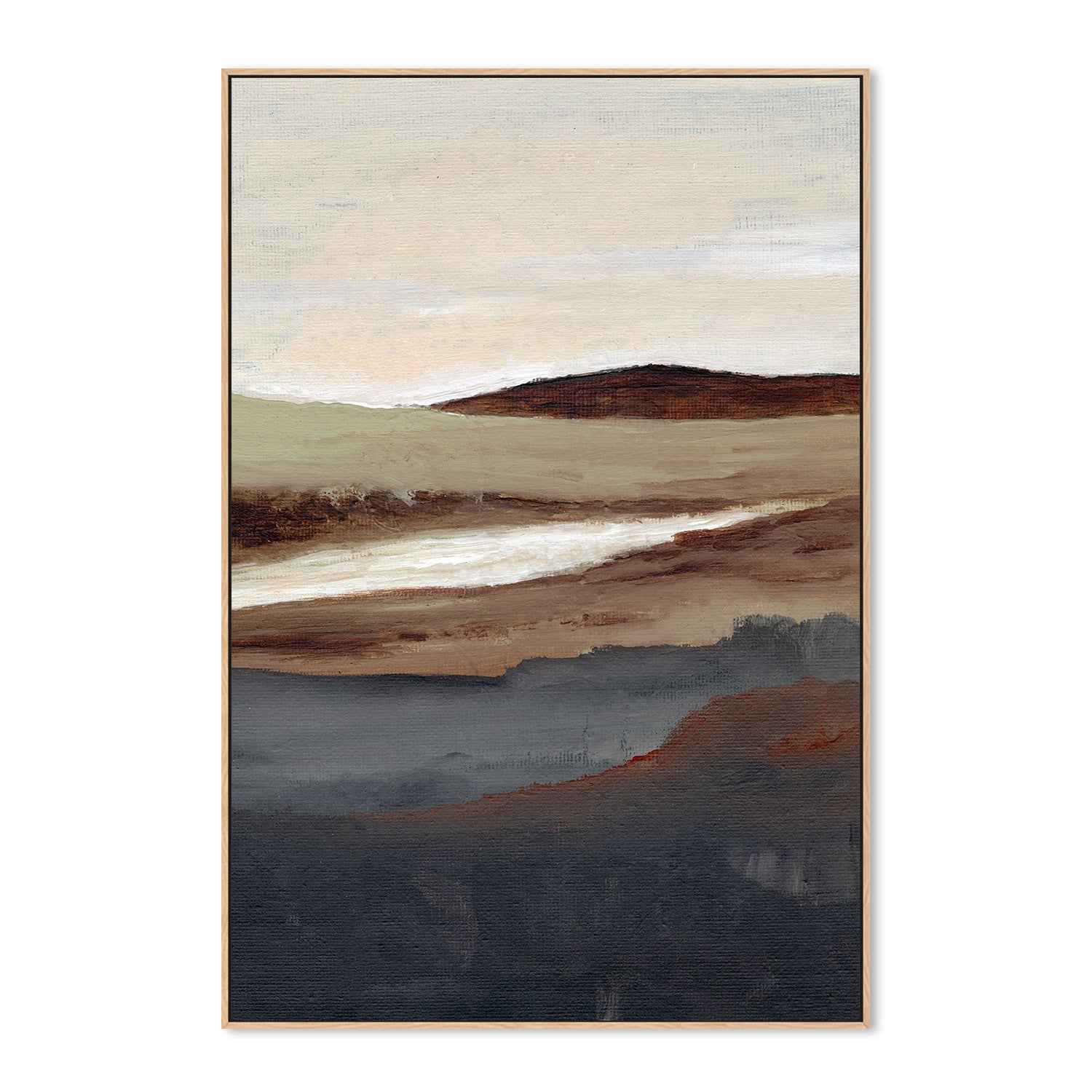 wall-art-print-canvas-poster-framed-Serene View , By Nikita Jariwala-4