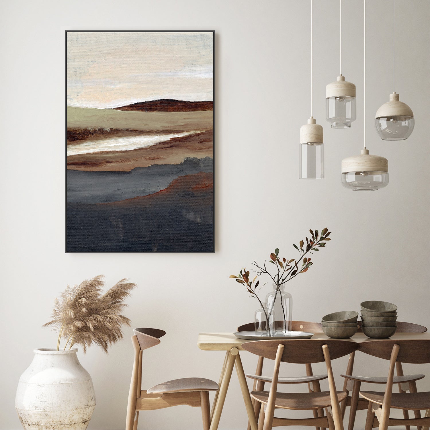 wall-art-print-canvas-poster-framed-Serene View , By Nikita Jariwala-7