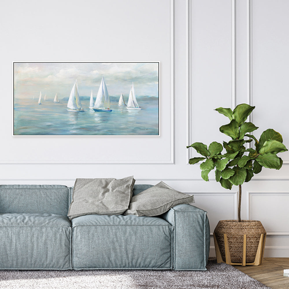 wall-art-print-canvas-poster-framed-Setting Sail-by-Danhui Nai-Gioia Wall Art