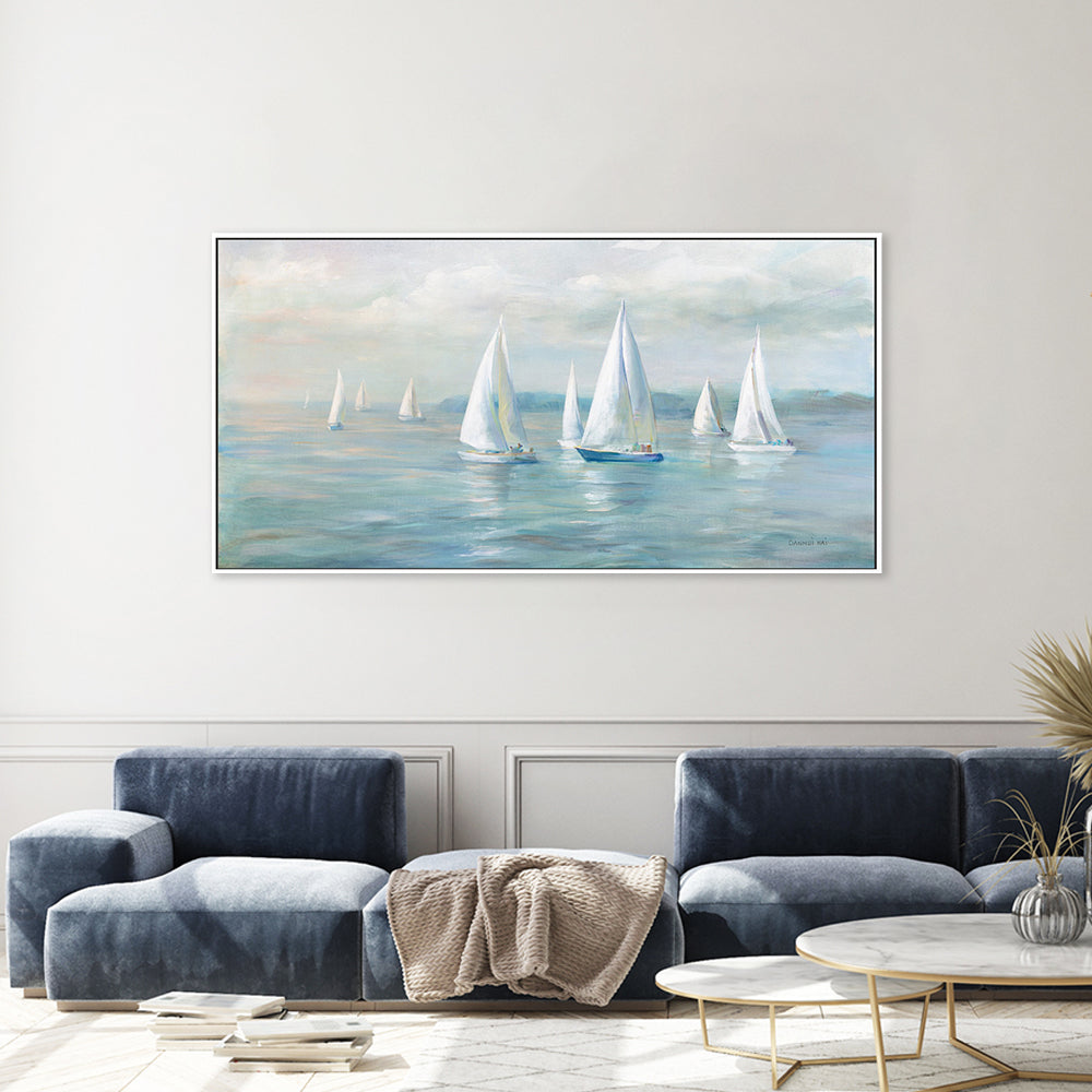 wall-art-print-canvas-poster-framed-Setting Sail-by-Danhui Nai-Gioia Wall Art