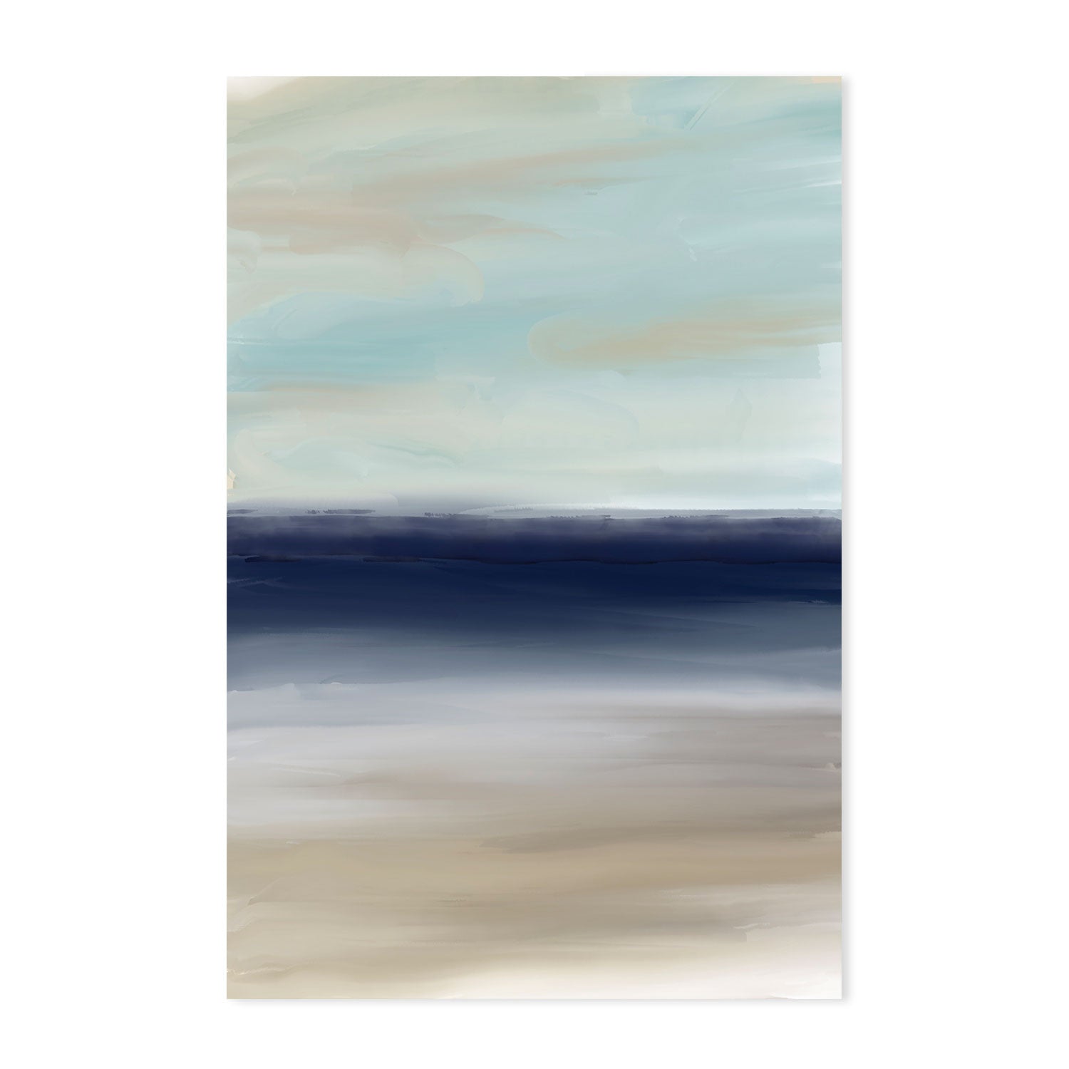 wall-art-print-canvas-poster-framed-Shaded In Blue, Style A & B, Set Of 2 , By Karine Tonial Grimm-GIOIA-WALL-ART