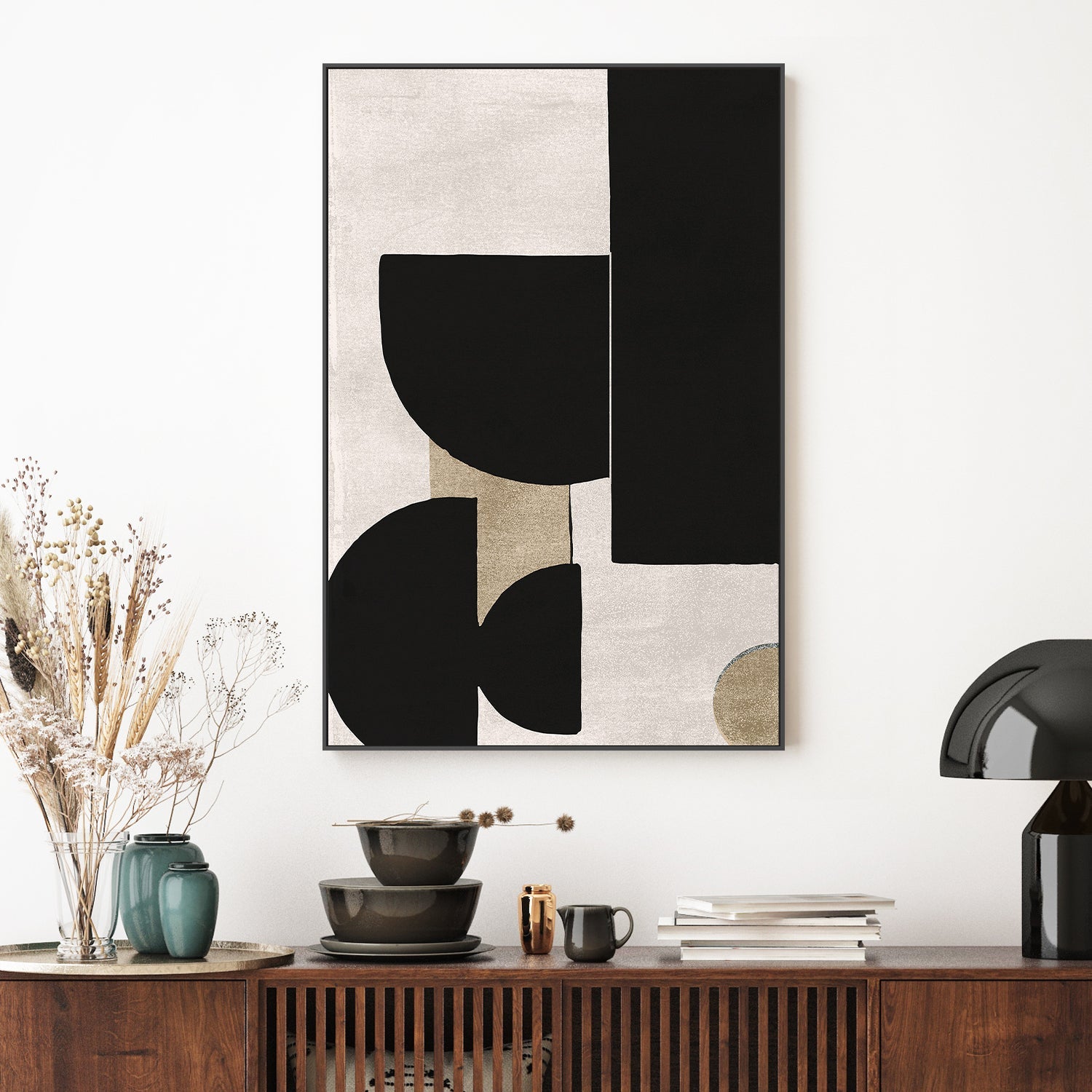 wall-art-print-canvas-poster-framed-Shadow Play Forms, Style A-2