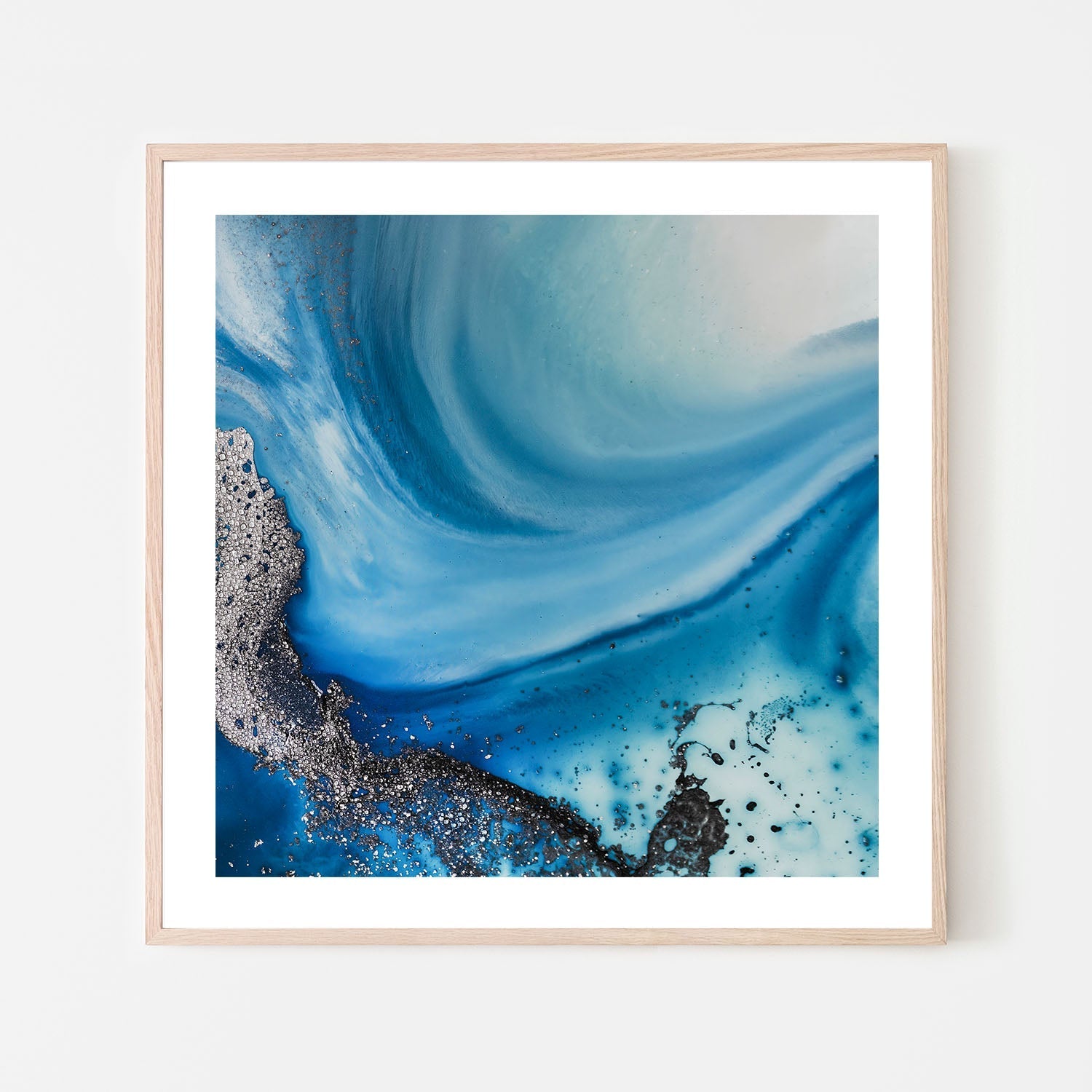 wall-art-print-canvas-poster-framed-Shallow Seas Square, Style B , By Petra Meikle-6