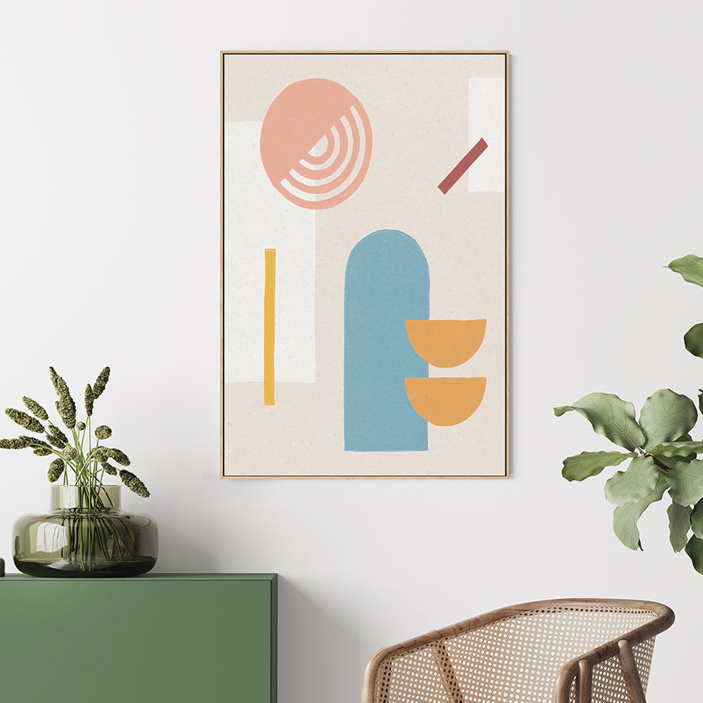 wall-art-print-canvas-poster-framed-Shapely Serenity, Style A , By Moira Hershey-GIOIA-WALL-ART