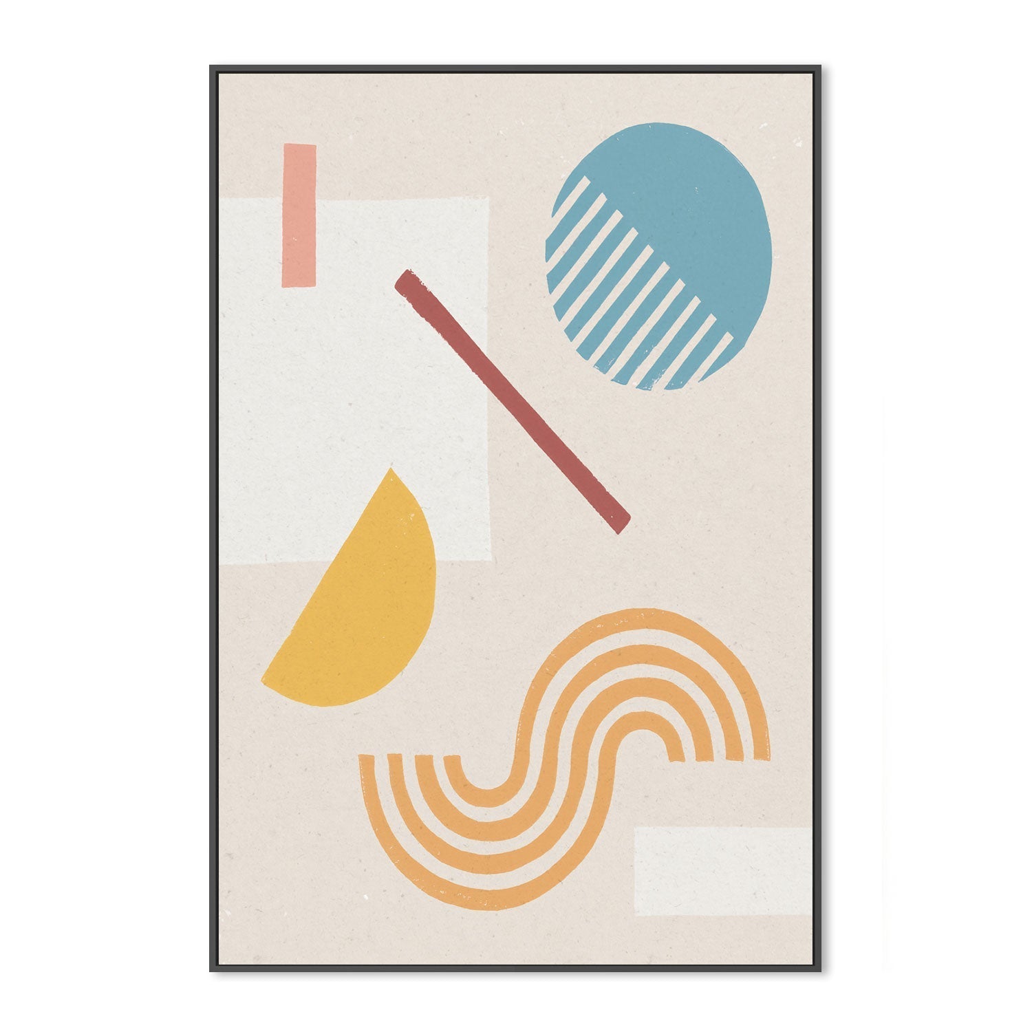 wall-art-print-canvas-poster-framed-Shapely Serenity, Style B , By Moira Hershey-GIOIA-WALL-ART