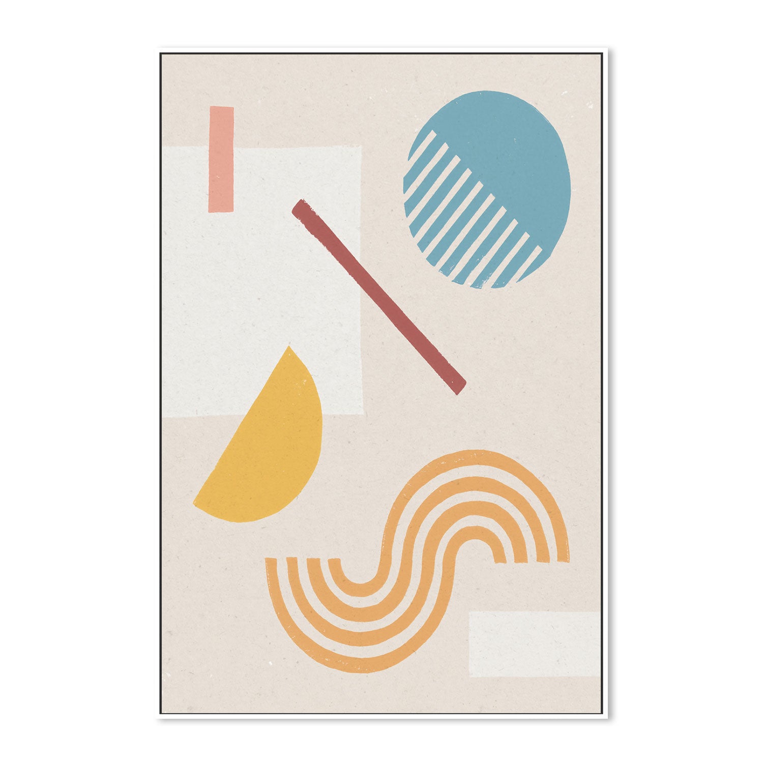 wall-art-print-canvas-poster-framed-Shapely Serenity, Style B , By Moira Hershey-GIOIA-WALL-ART