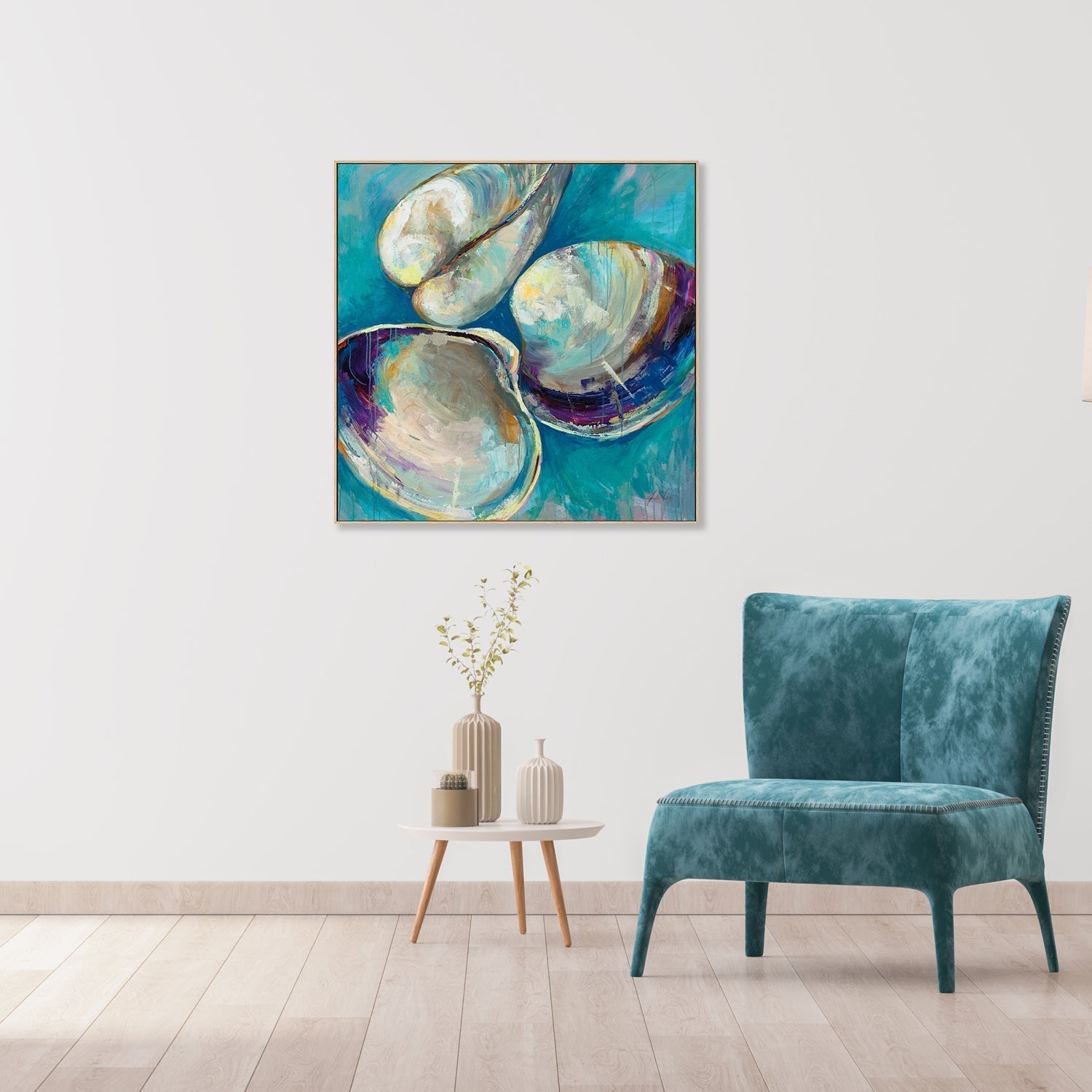 wall-art-print-canvas-poster-framed-Shell Trio-by-Jeanette Vertentes-Gioia Wall Art