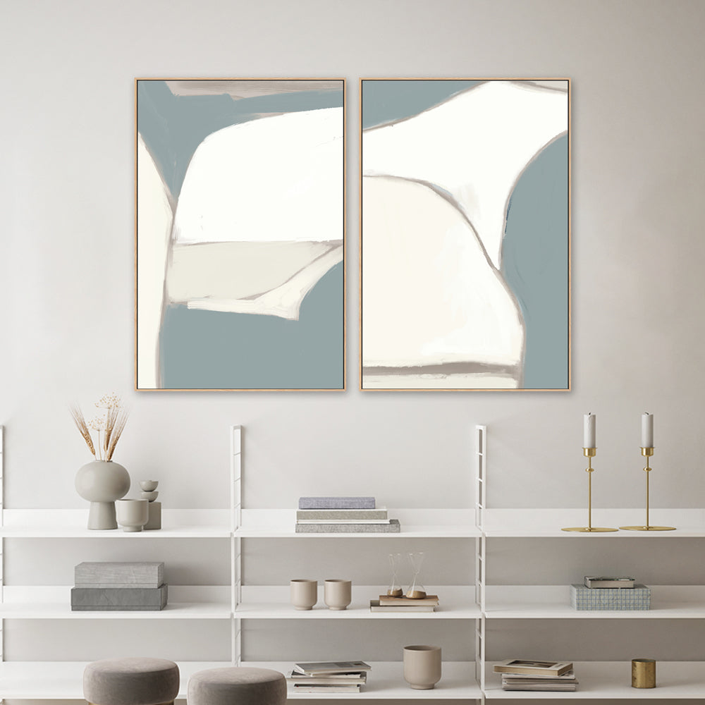 wall-art-print-canvas-poster-framed-Shifting Tide Pools , Style A & B , Set Of 2, By Jetty Home , By Jetty Home-2