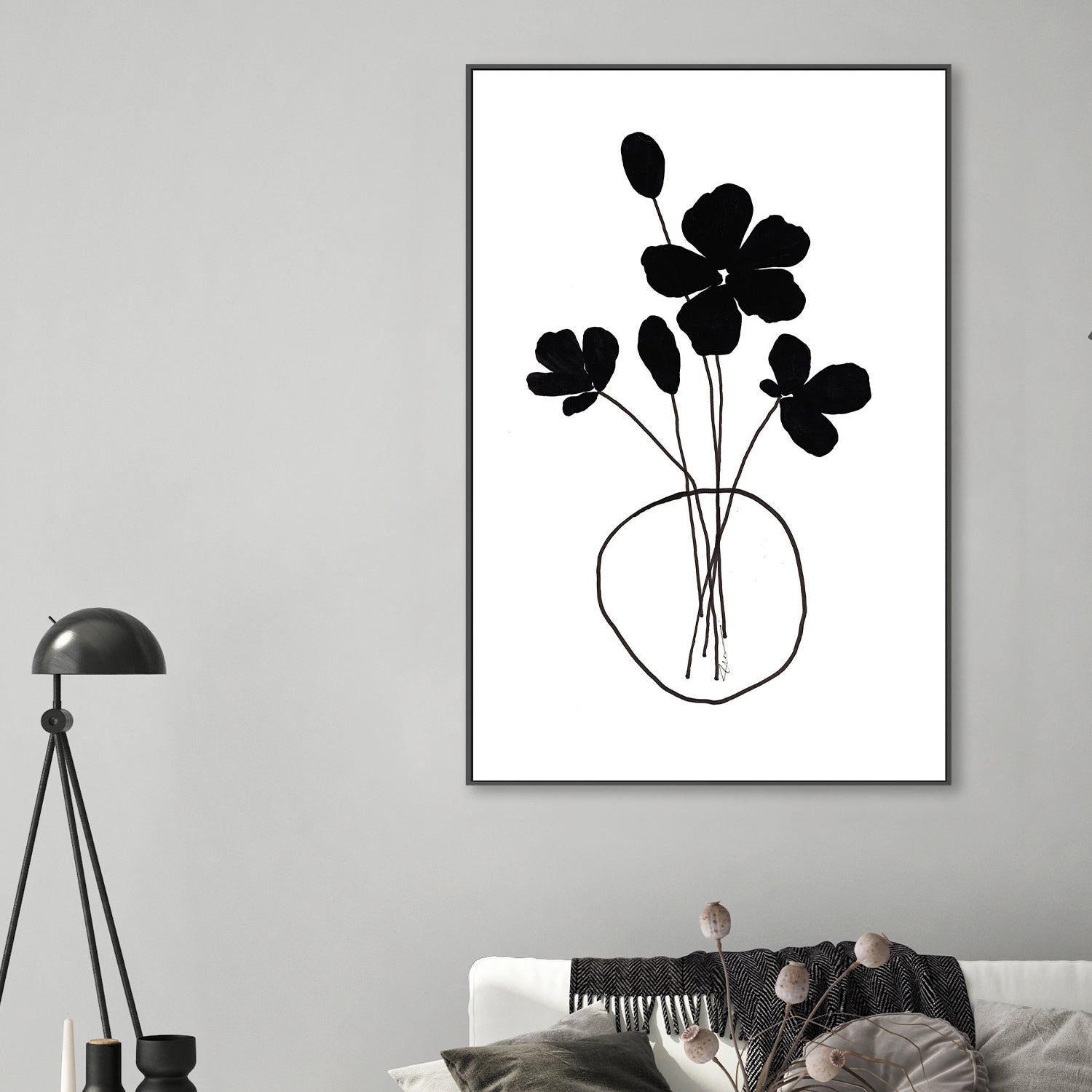wall-art-print-canvas-poster-framed-Simplicity Florals , By Filippoloco-2