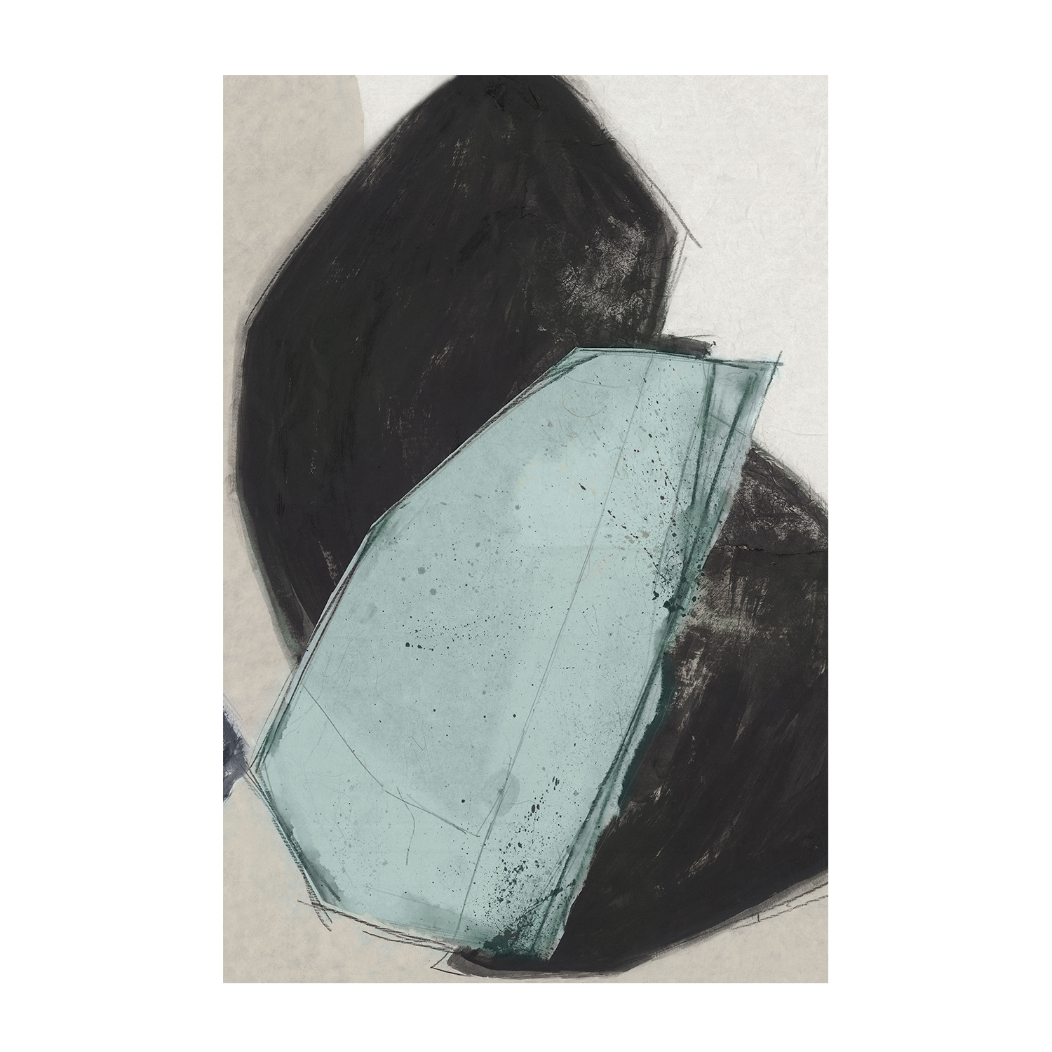 wall-art-print-canvas-poster-framed-Simply Shapes, Style A-1