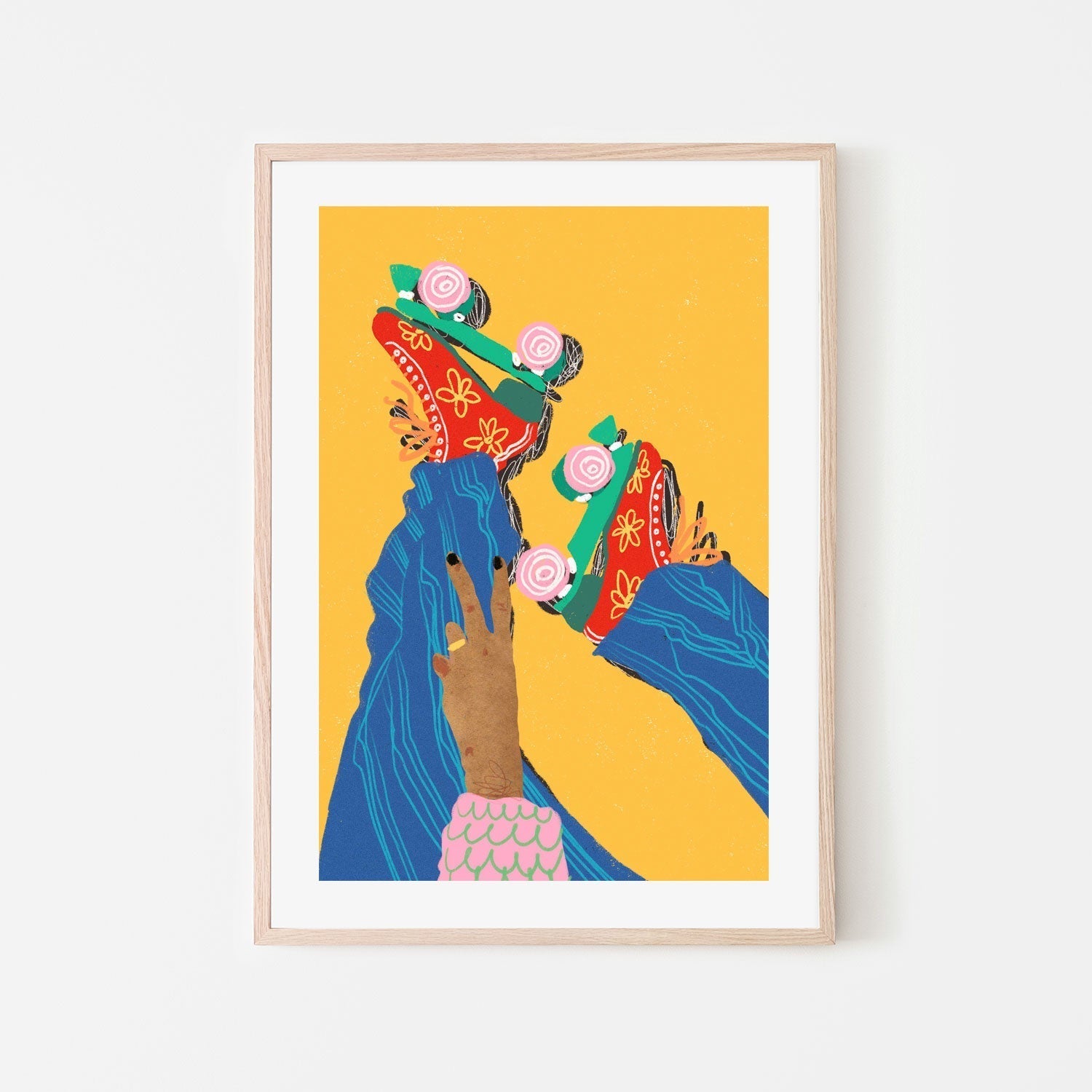 wall-art-print-canvas-poster-framed-Skates , By Gigi Rosado-GIOIA-WALL-ART