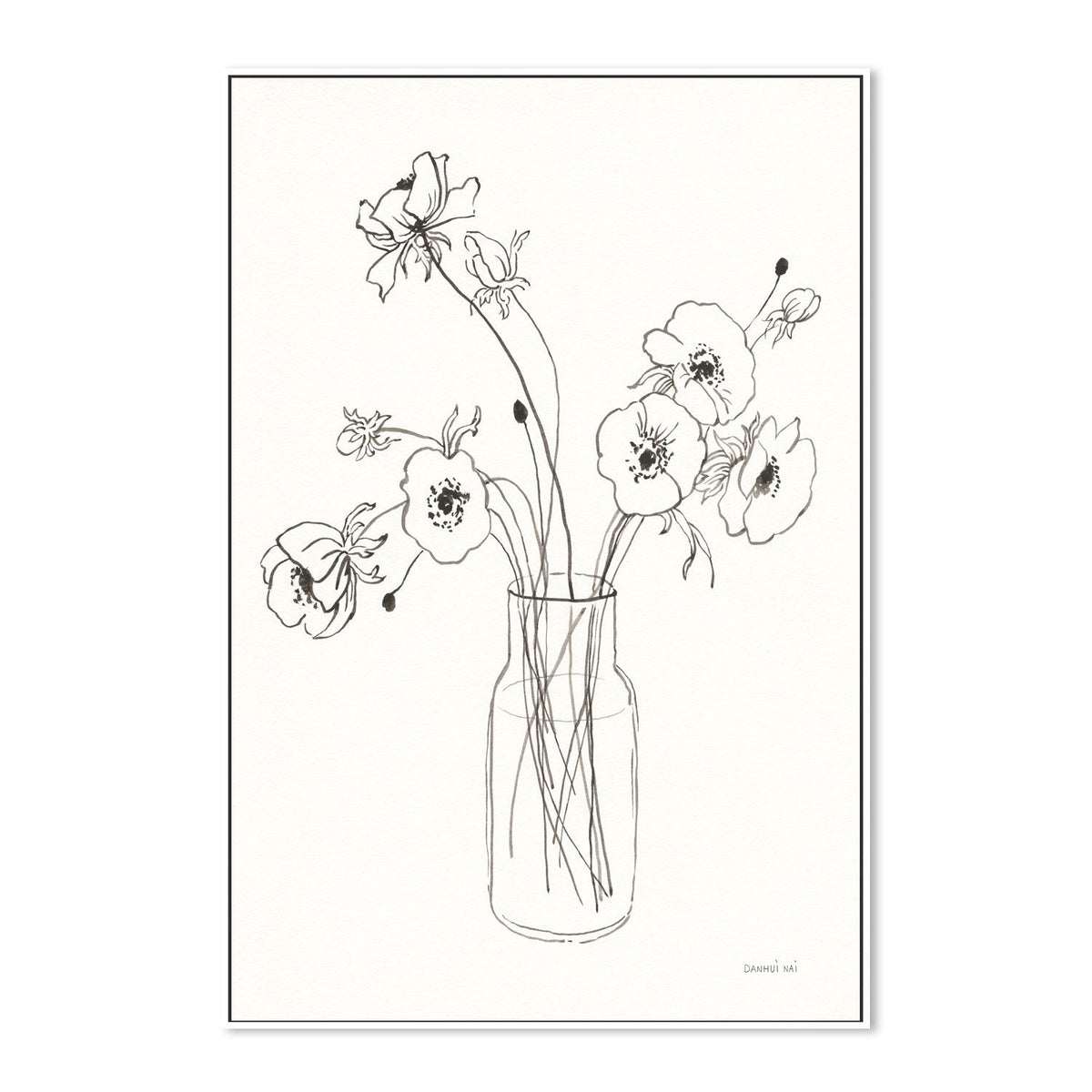 wall-art-print-canvas-poster-framed-Sketches of Spring, Style A , By Danhui Nai-GIOIA-WALL-ART