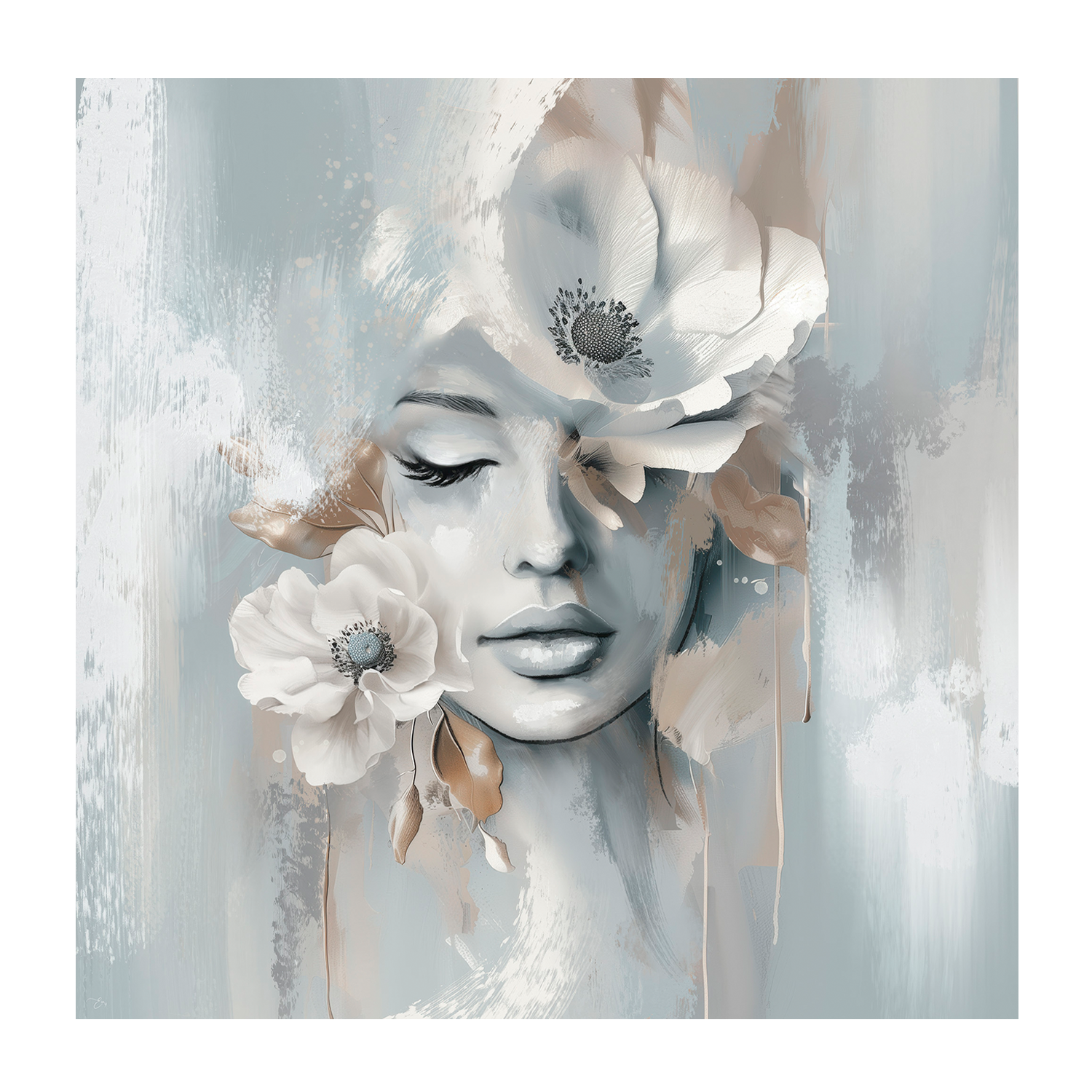 wall-art-print-canvas-poster-framed-Sky, Petal , By Bella Eve-1