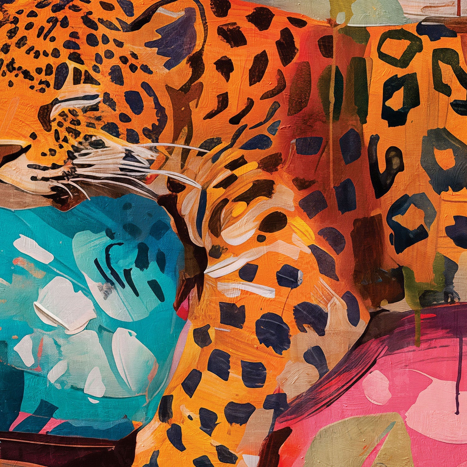 wall-art-print-canvas-poster-framed-Sleeping Leopard-11