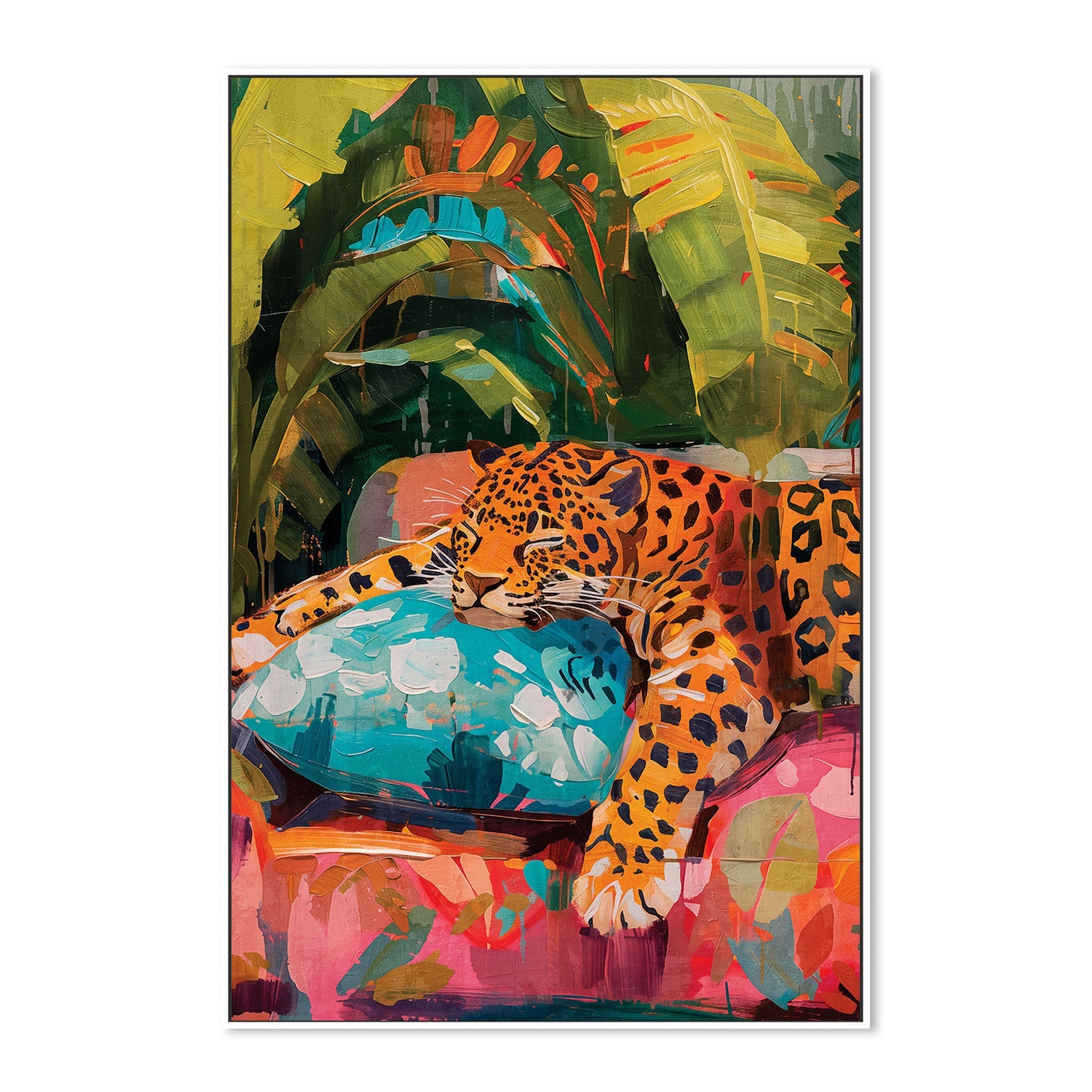 wall-art-print-canvas-poster-framed-Sleeping Leopard-5