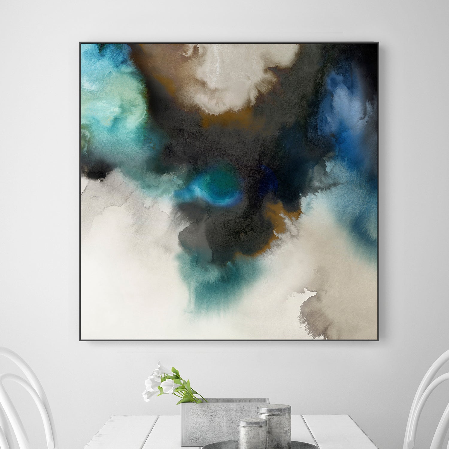 wall-art-print-canvas-poster-framed-Smoke In Water , By Emma Peal-2