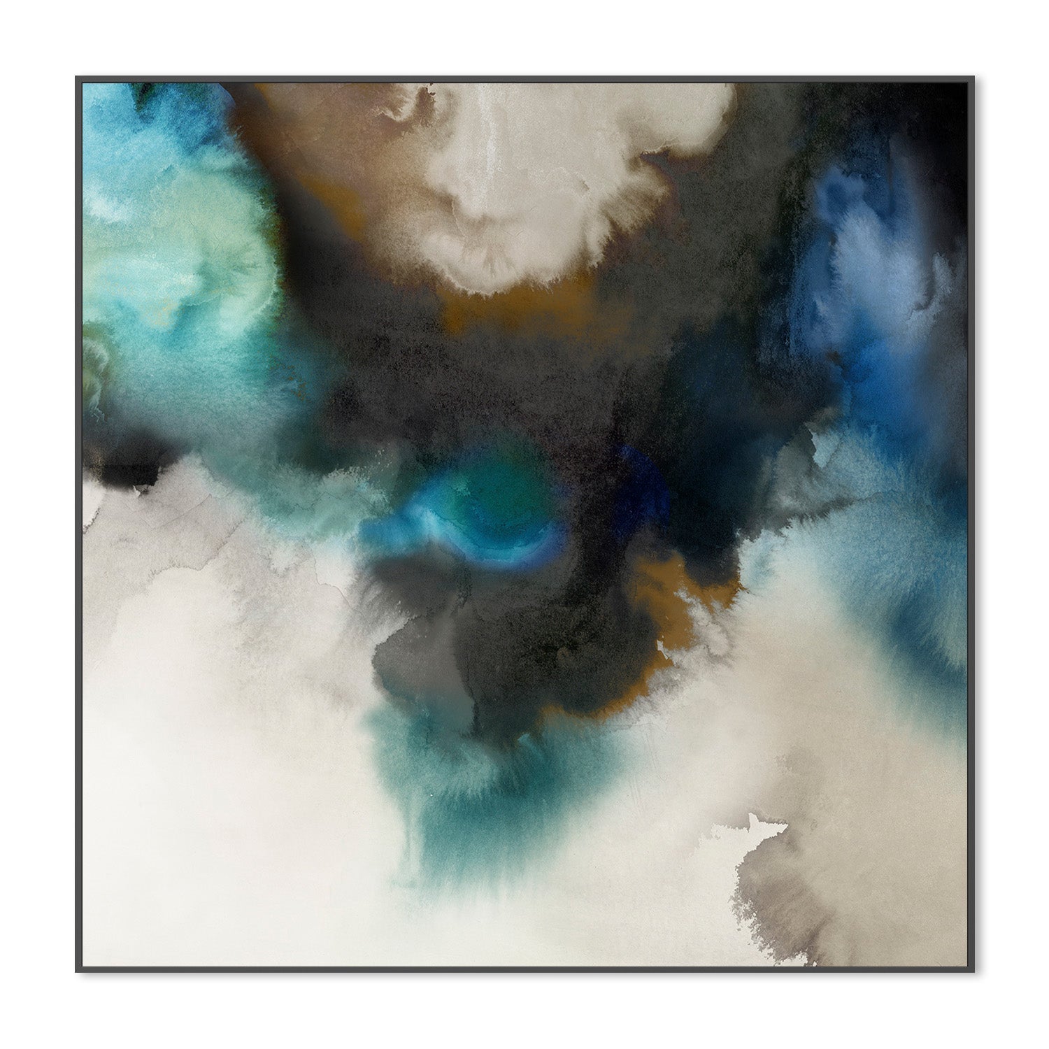 wall-art-print-canvas-poster-framed-Smoke In Water , By Emma Peal-3