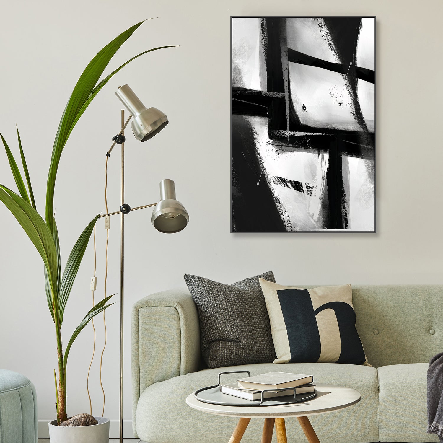 wall-art-print-canvas-poster-framed-Smoke, Style A , By Karine Tonial Grimm-2