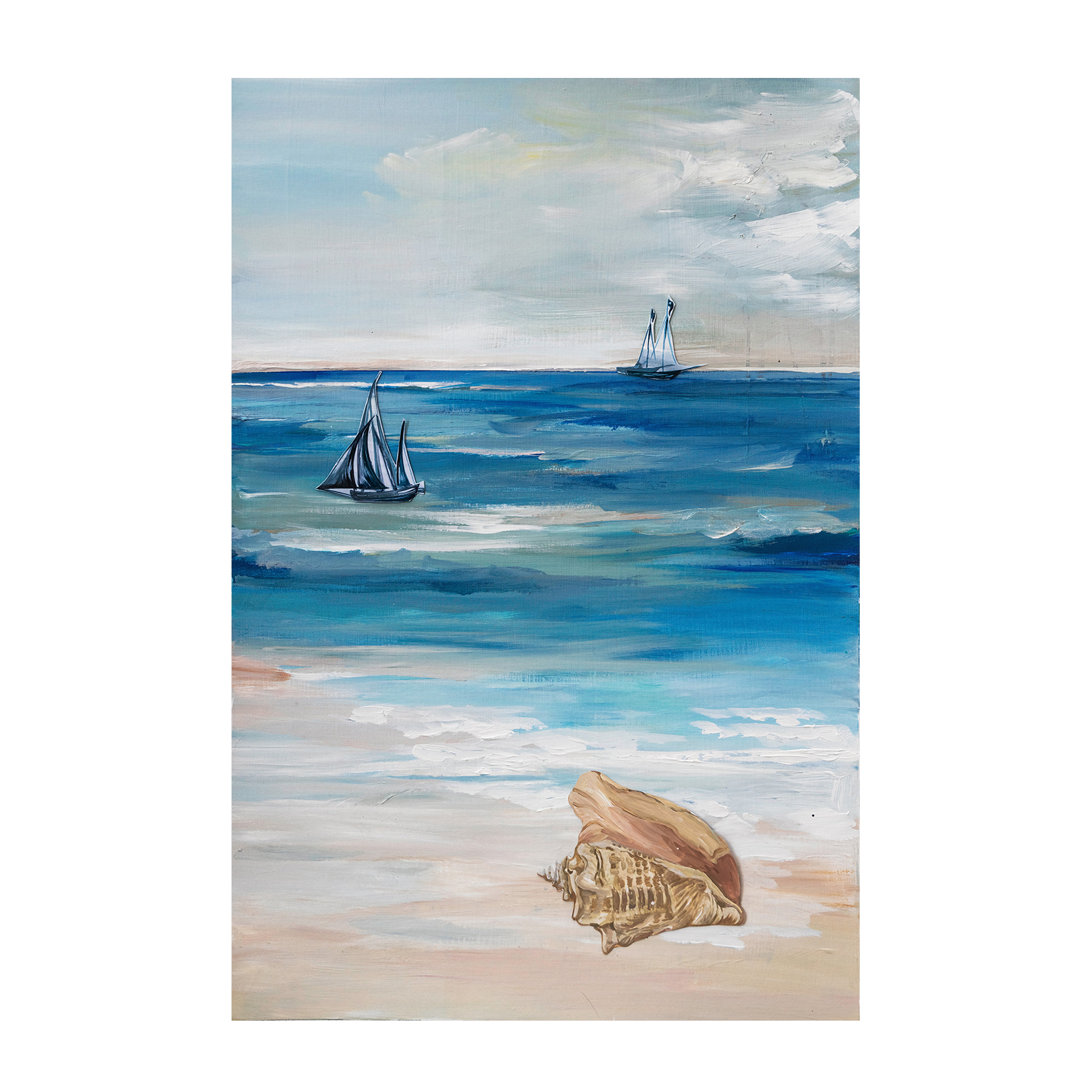 wall-art-print-canvas-poster-framed-Smooth Sailing , By Amelia Aveline-1