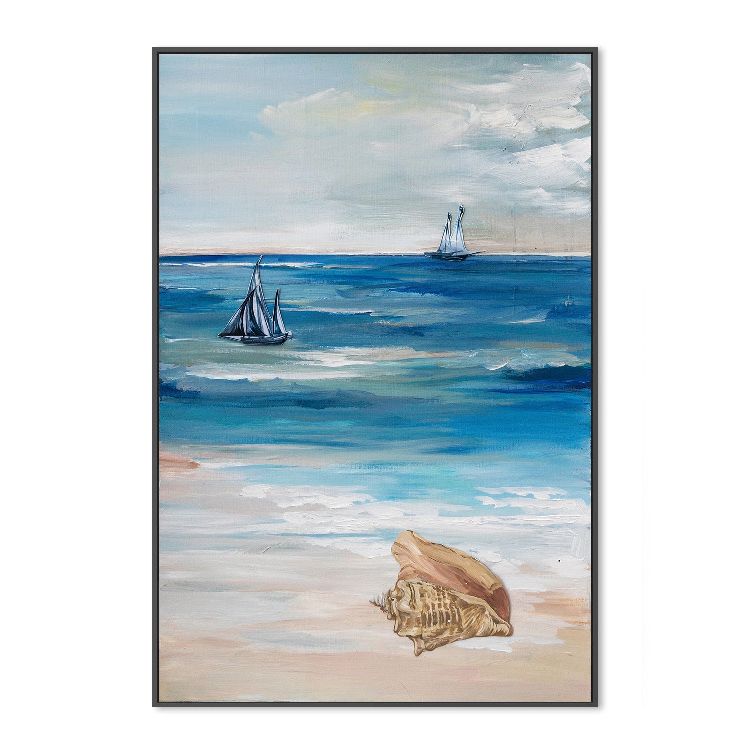 wall-art-print-canvas-poster-framed-Smooth Sailing , By Amelia Aveline-3