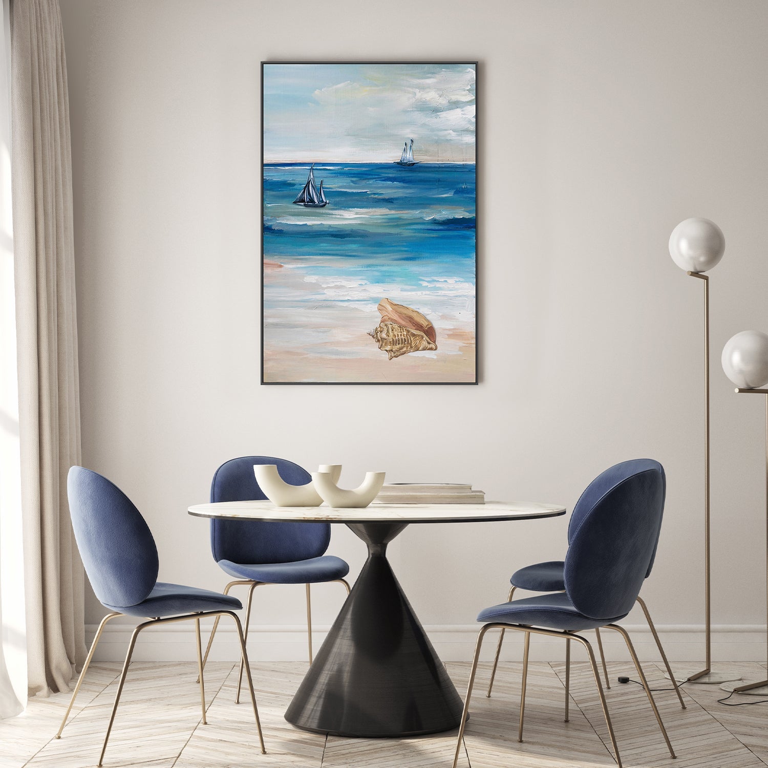 wall-art-print-canvas-poster-framed-Smooth Sailing , By Amelia Aveline-7