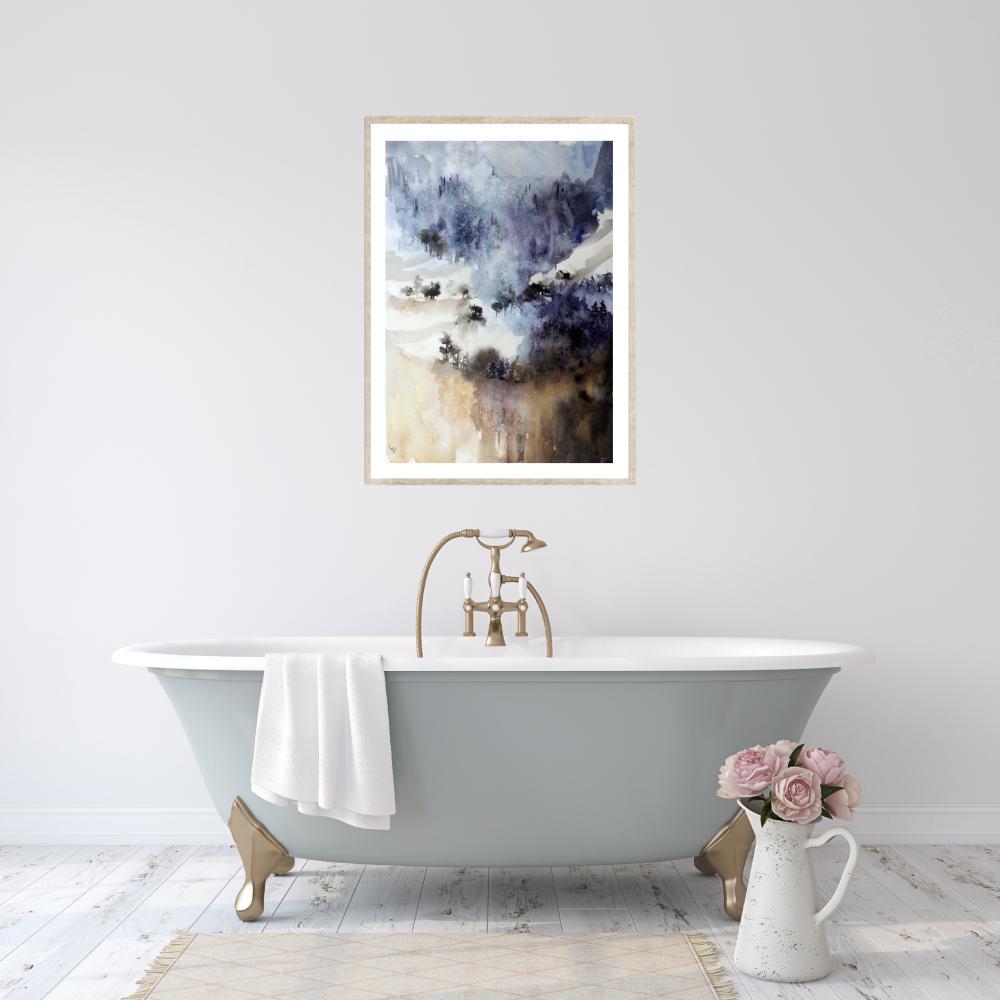 wall-art-print-canvas-poster-framed-Snow In Alps France-by-Lilou Online Fine Arts-Gioia Wall Art