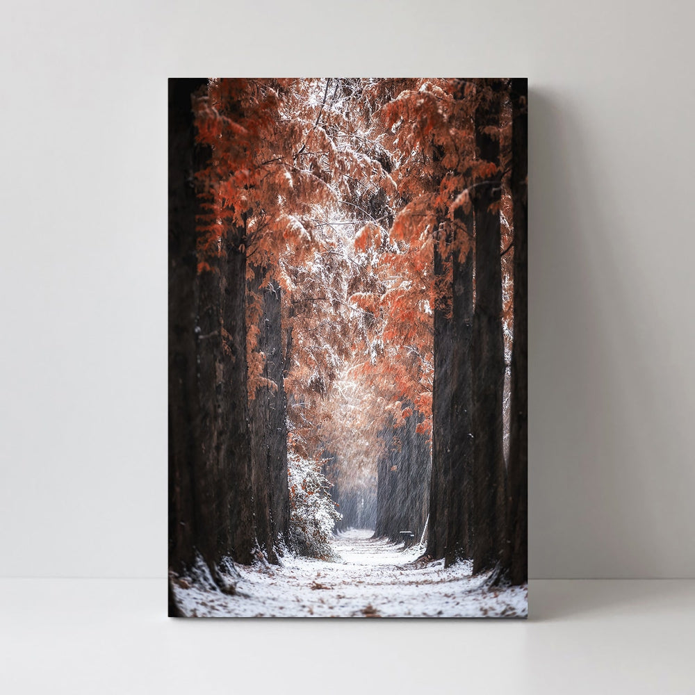 wall-art-print-canvas-poster-framed-Snowy Day, By Tiger Seo-by-Plus X Studio-Gioia Wall Art