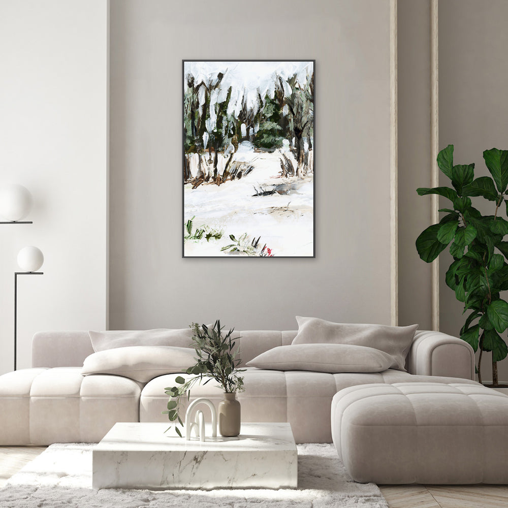 wall-art-print-canvas-poster-framed-Snowy Trails, Style B, By Jetty Home , By Jetty Home-2