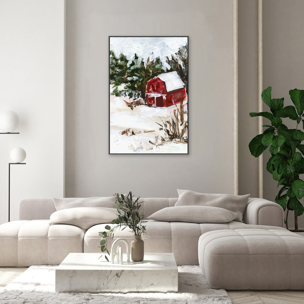 wall-art-print-canvas-poster-framed-Snowy Trails, Style C, By Jetty Home , By Jetty Home-2