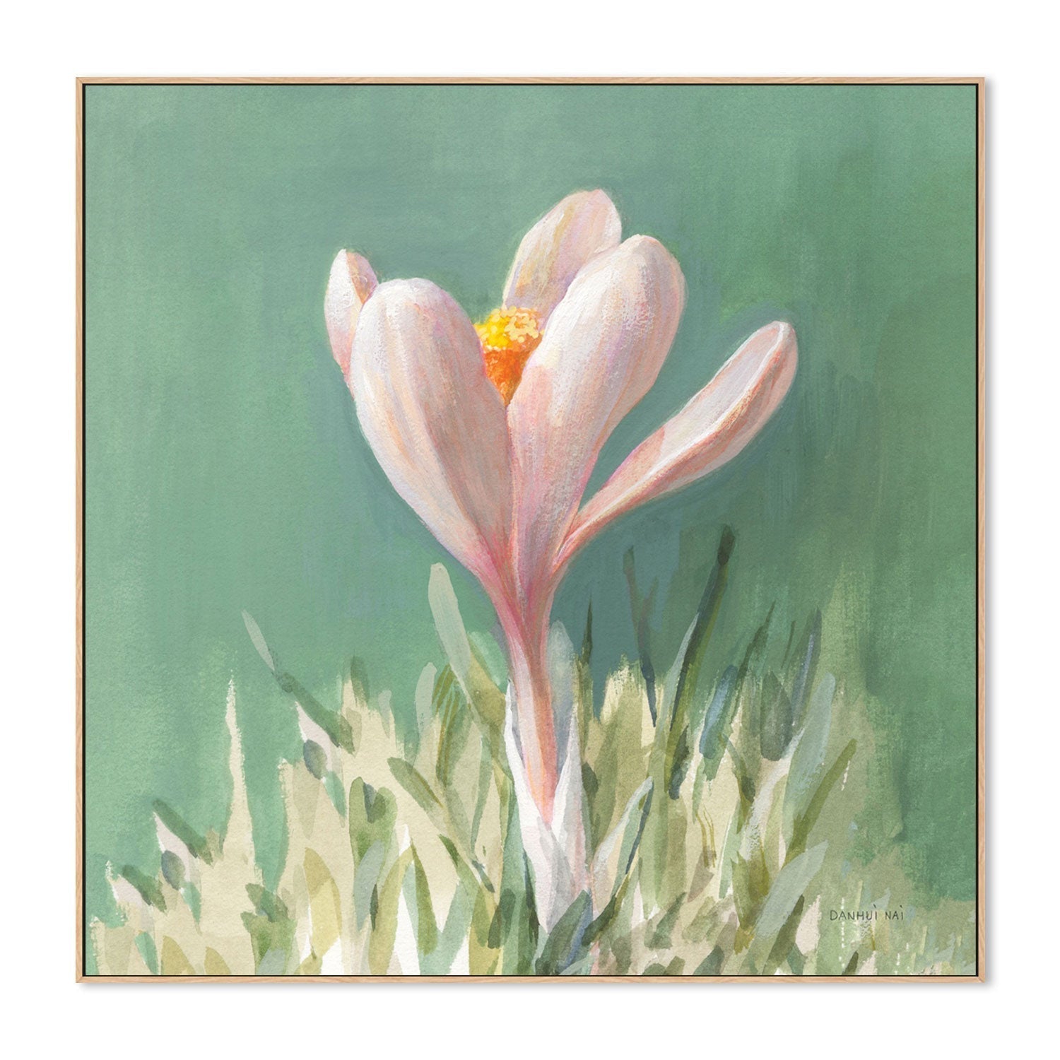 wall-art-print-canvas-poster-framed-Soft Crocus-by-Danhui Nai-Gioia Wall Art