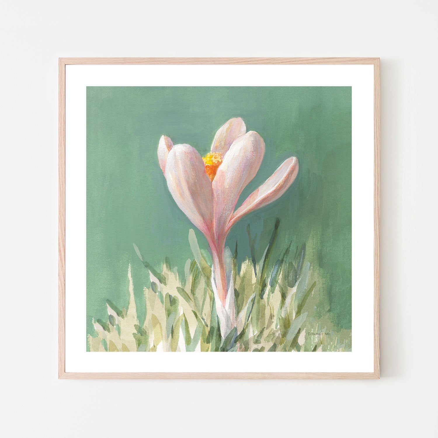 wall-art-print-canvas-poster-framed-Soft Crocus-by-Danhui Nai-Gioia Wall Art