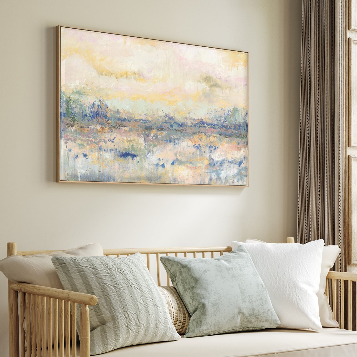 wall-art-print-canvas-poster-framed-Soft Light , By Karen Cavania-2