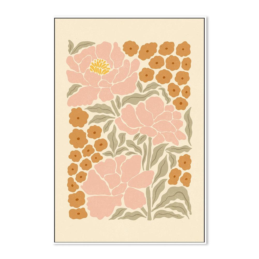 wall-art-print-canvas-poster-framed-Soft Pink Peonies-5