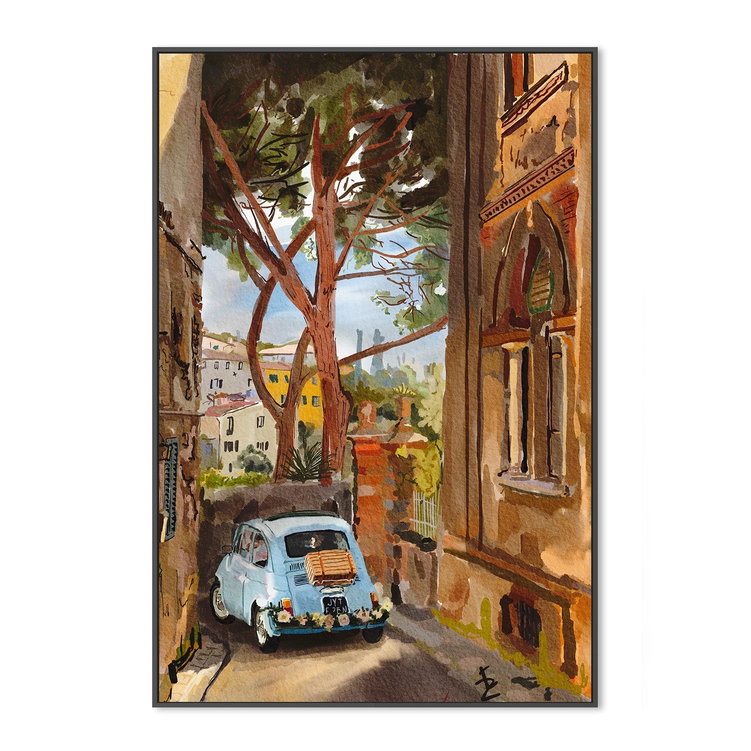 wall-art-print-canvas-poster-framed-Somewhere in Tuscany-3