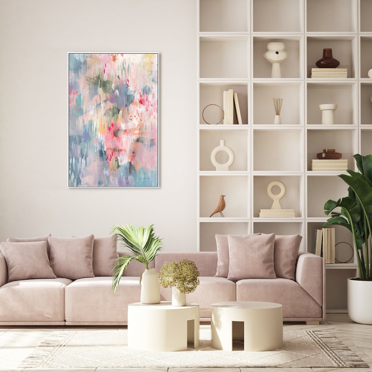 wall-art-print-canvas-poster-framed-Soothing Abstract-by-Danhui Nai-Gioia Wall Art