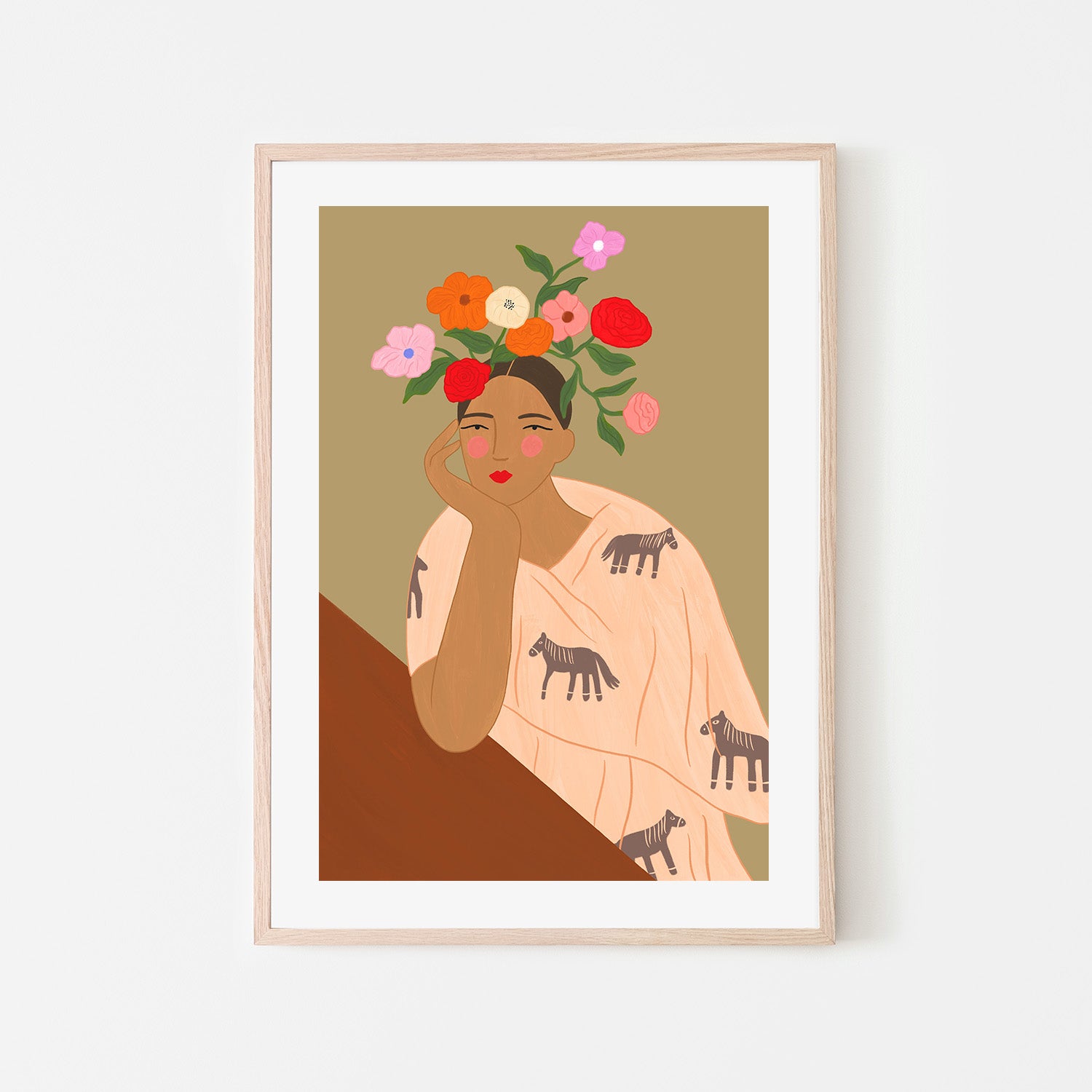 wall-art-print-canvas-poster-framed-Spanish Lady, CA , By Constanza Goeppinger-6