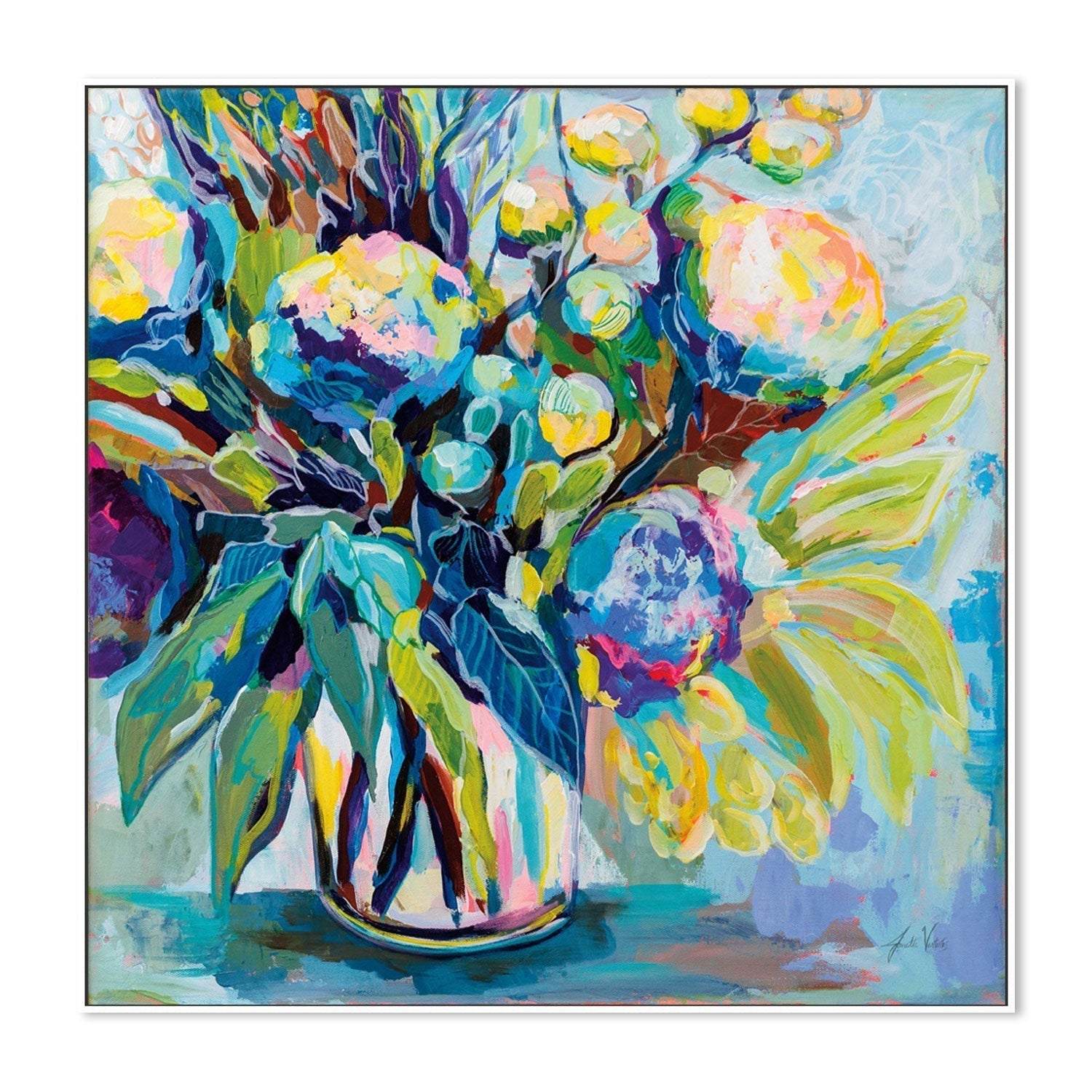 wall-art-print-canvas-poster-framed-Spring Bloom-by-Jeanette Vertentes-Gioia Wall Art