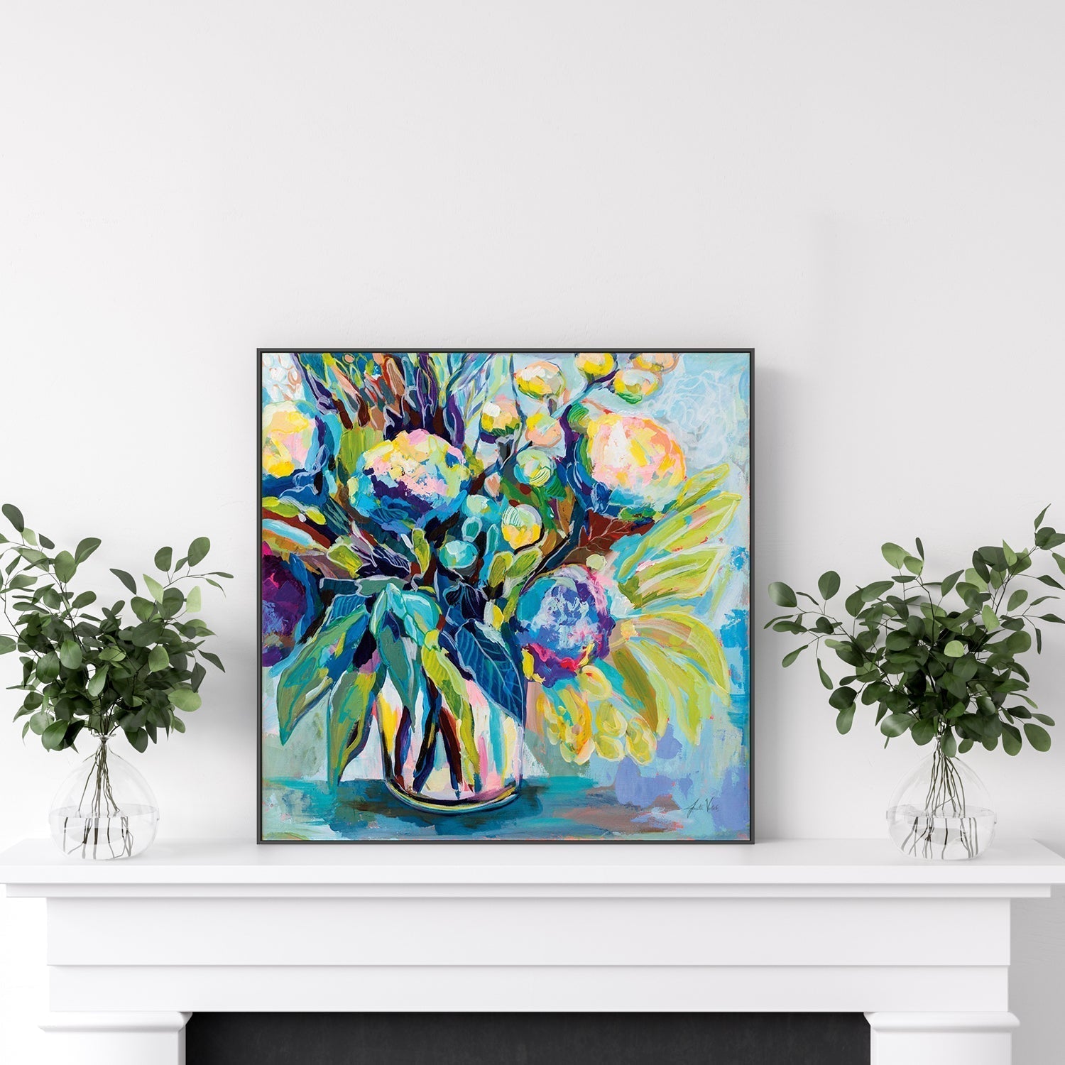 wall-art-print-canvas-poster-framed-Spring Bloom-by-Jeanette Vertentes-Gioia Wall Art