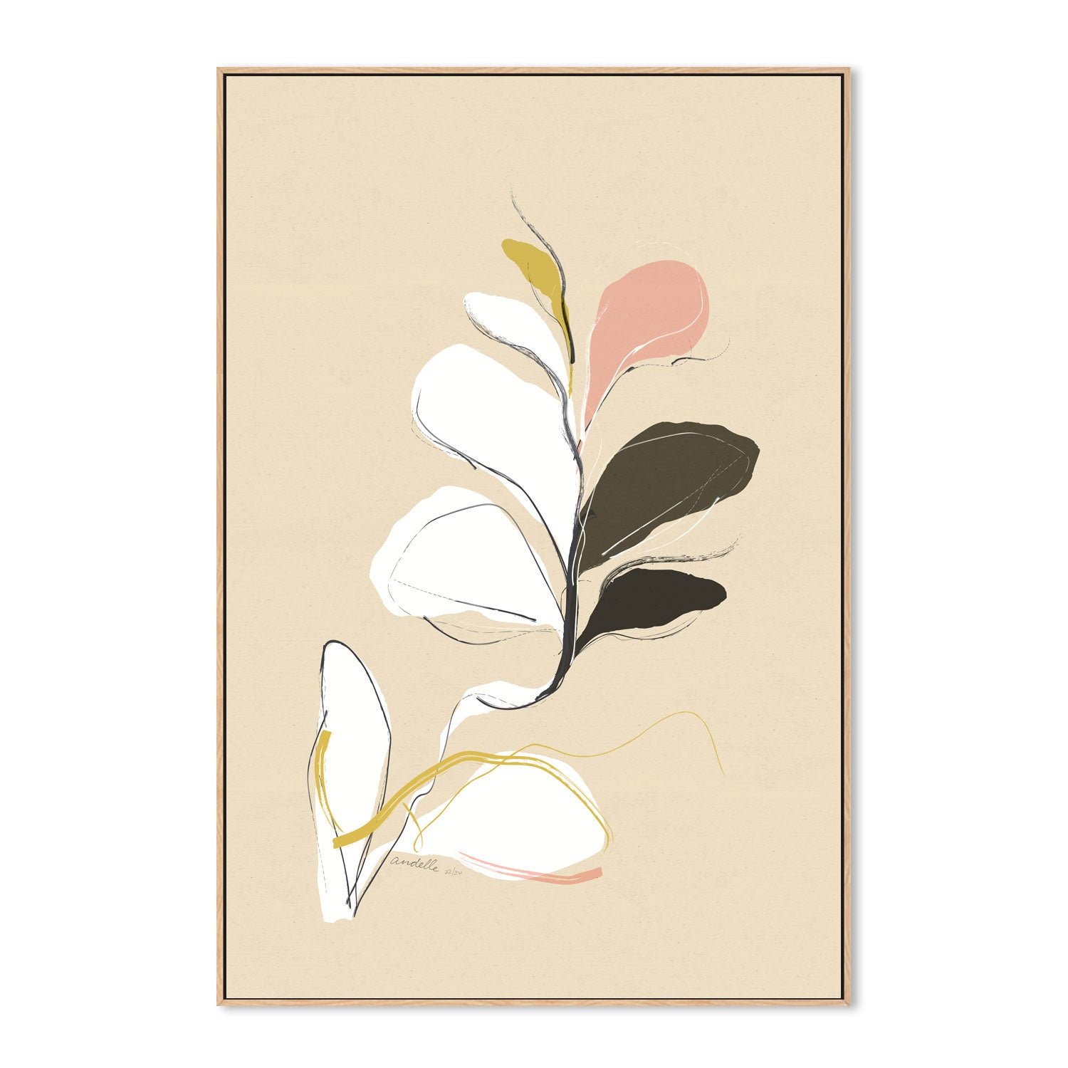 wall-art-print-canvas-poster-framed-Spring Buds , By Andelle Art-4