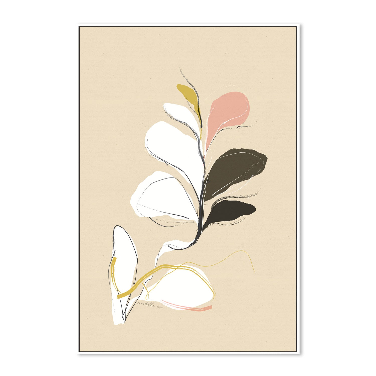 wall-art-print-canvas-poster-framed-Spring Buds , By Andelle Art-5