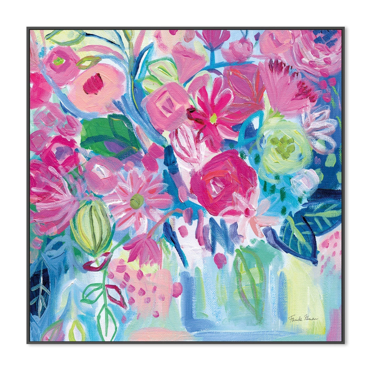 wall-art-print-canvas-poster-framed-Spring Burst, Style A , By Farida Zaman-GIOIA-WALL-ART