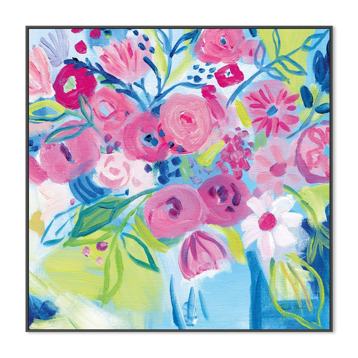 wall-art-print-canvas-poster-framed-Spring Burst, Style B , By Farida Zaman-GIOIA-WALL-ART