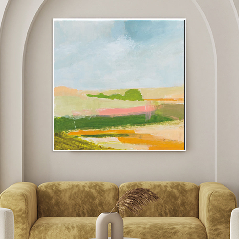 wall-art-print-canvas-poster-framed-Spring Green-by-Pamela Munger-Gioia Wall Art