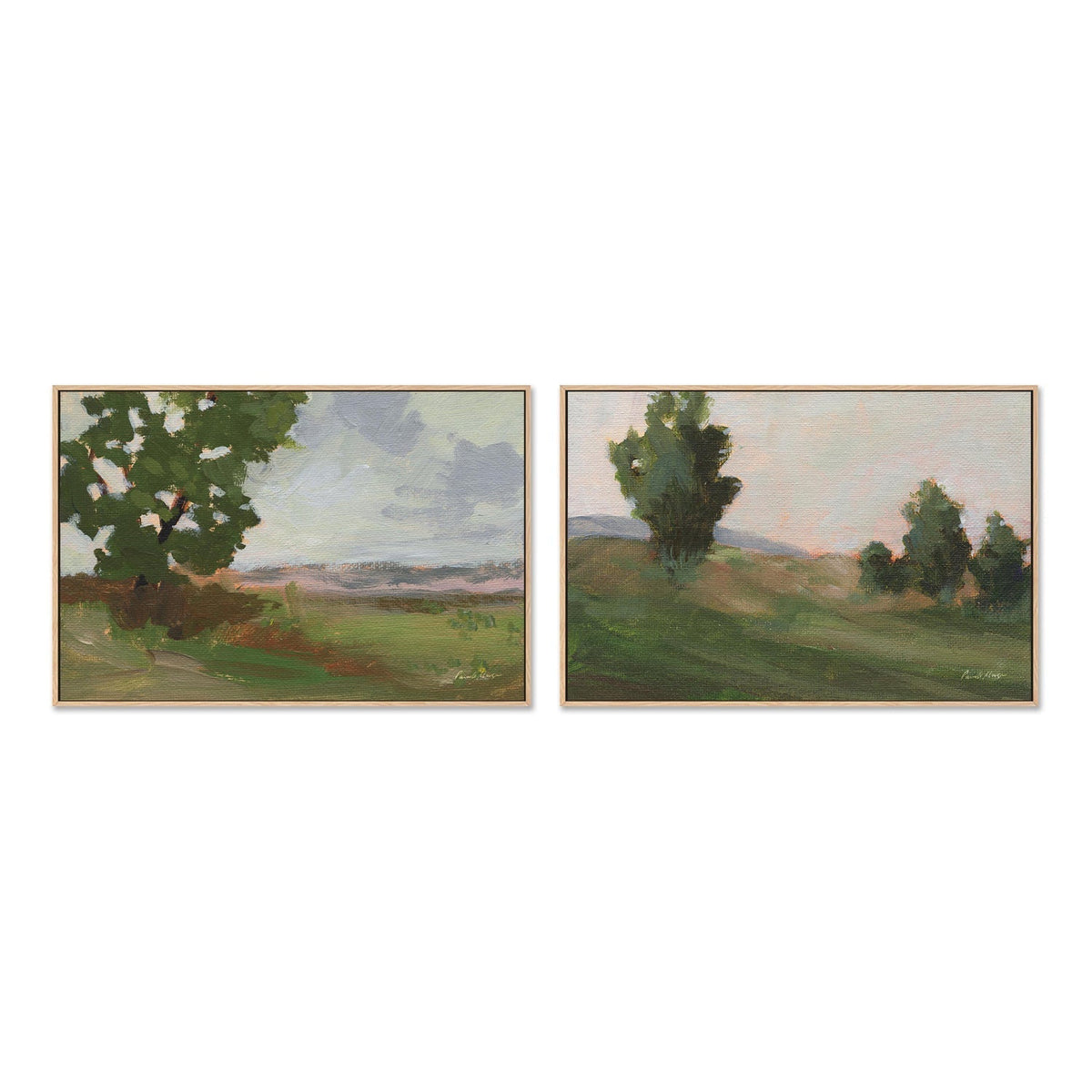 wall-art-print-canvas-poster-framed-Spring Hill, Set of 2-by-Pamela Munger-Gioia Wall Art