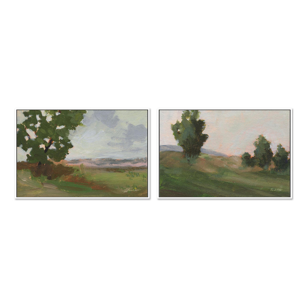 wall-art-print-canvas-poster-framed-Spring Hill, Set of 2-by-Pamela Munger-Gioia Wall Art