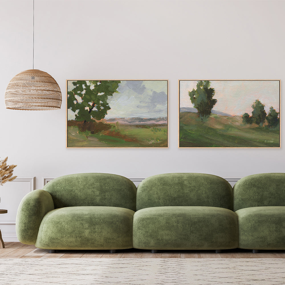 wall-art-print-canvas-poster-framed-Spring Hill, Set of 2-by-Pamela Munger-Gioia Wall Art