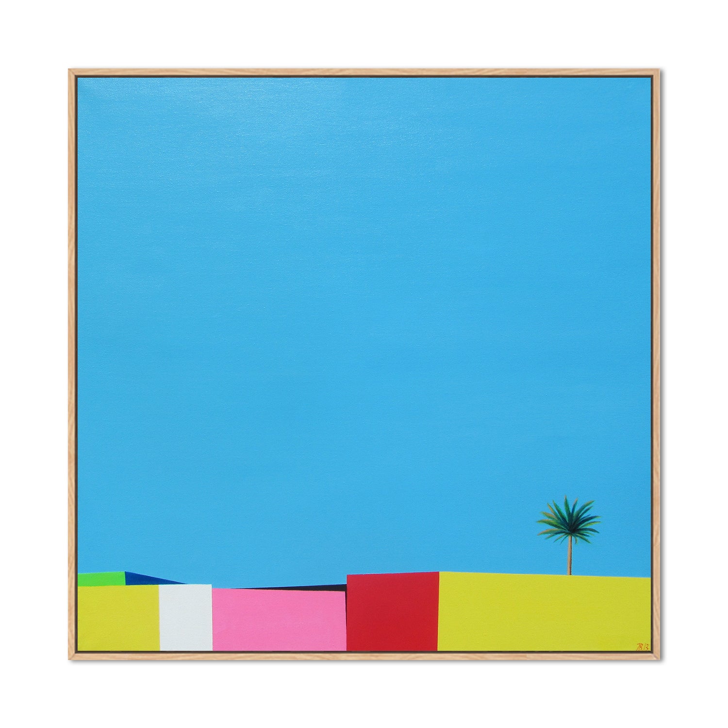 wall-art-print-canvas-poster-framed-Spring In The City-by-Ieva Baklane-Gioia Wall Art